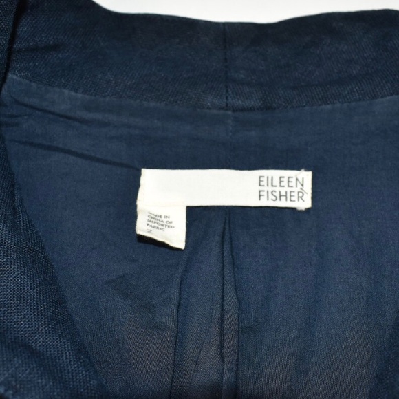 Eileen Fisher Linen Blazer - Picture 7 of 7